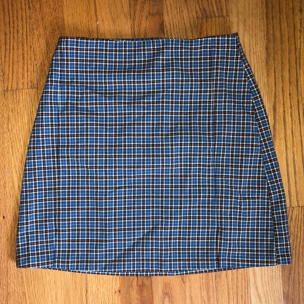 Brandy Melville Plaid Mini Skirt